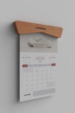 DT-01 Ahşap Duvar Takvimi