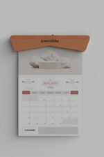 DT-03 Ahşap Duvar Takvimi - Görsel 2