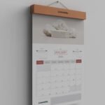DT-05 Ahşap Duvar Takvimi