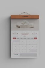 DT-05 Ahşap Duvar Takvimi - Görsel 2