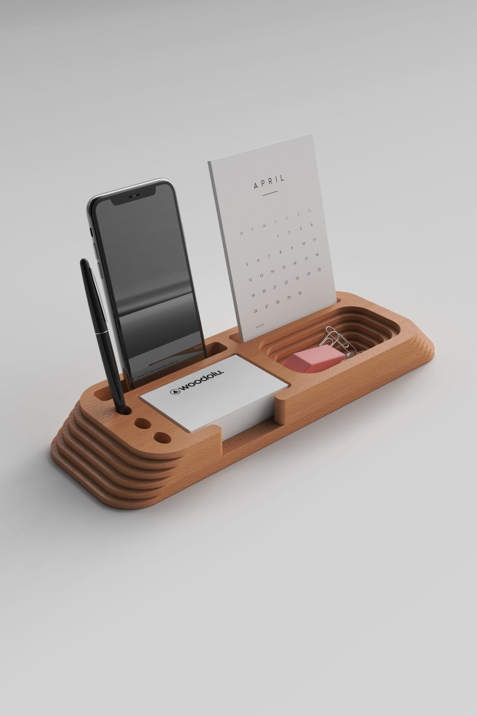 cw-33.484 CW-33 Ahşap Masa Takvimi - Görsel 1