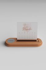 CW-50 Ahşap Masa Takvimi - Görsel 2