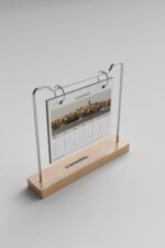 TA-02 Ahşap Masa Takvimi