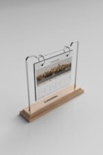 TA-03 Ahşap Masa Takvimi