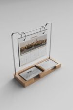 TA-08 Ahşap Masa Takvimi