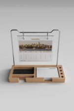 TA-10 Ahşap Masa Takvimi - Görsel 2