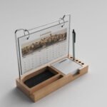 TA-12 Ahşap Masa Takvimi